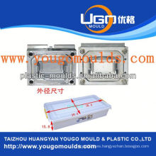 Taizhou multi-compartimiento de envases de alimentos de moldeo de inyección de plástico caja de herramientas mouldyougo molde